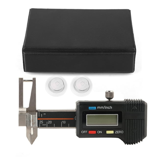 Calibrador de espesor digital, pantalla digital micro electrónica Calibrador digital Regla de calibre digital de alta capacidad NikouMX herramienta