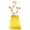 Yellow, variant on 5Pcs Hawaiian Fancy Dress Hula Costume Grass Skirt Flower Garland Bra Aloha Set