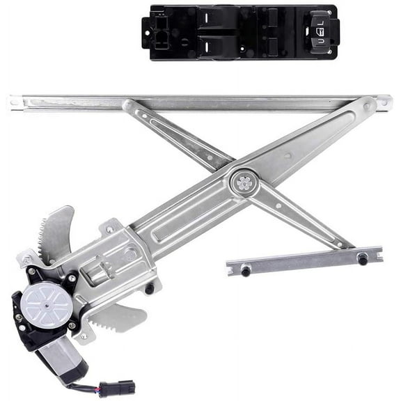 SCITOO Front Left Driver & Right Passenger Side Window Regulator Assembly W/ Motor Compatible with 2004-2012 For Chevy Colorado 2006 For Isuzu i-350 2007-2008 For Isuzu i-370 741-015 25779766