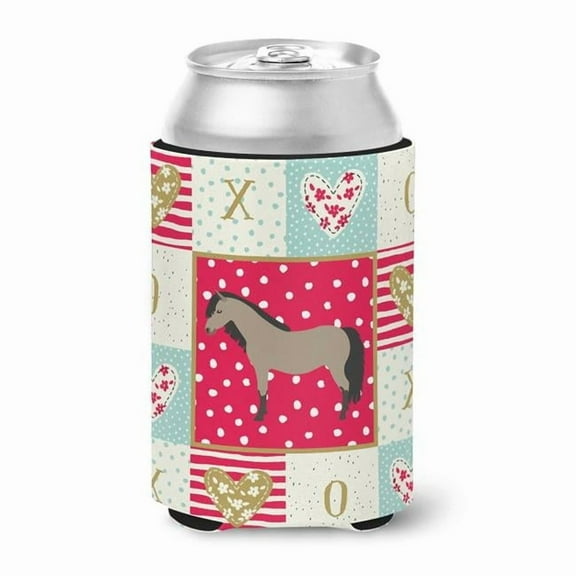 Caroline's Treasures CK5337CC Welsh Pony Horse Love Can or Bottle Hugger, Can Hugger, multicolor