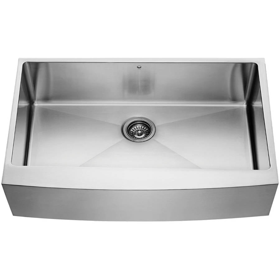 Vigo 36" Farmhouse Stainless Steel 16-Gauge Single Bowl Kitchen Sink by Generic