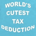 thumbnail image 2 of CafePress - Worlds Cutest Tax Deduction - Cute Infant Bodysuit Baby Romper - Size Newborn - 24 Months, 2 of 3