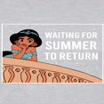 thumbnail image 3 of Disney Aladdin - Jasmine Waiting for Summer - Juniors Fitted Graphic T-Shirt, 3 of 5