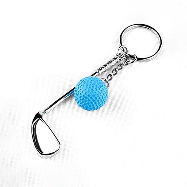 BESTYASH 4Ud Llaveros Deportivos Creativos Con De Bola De Golf Para Colgar En