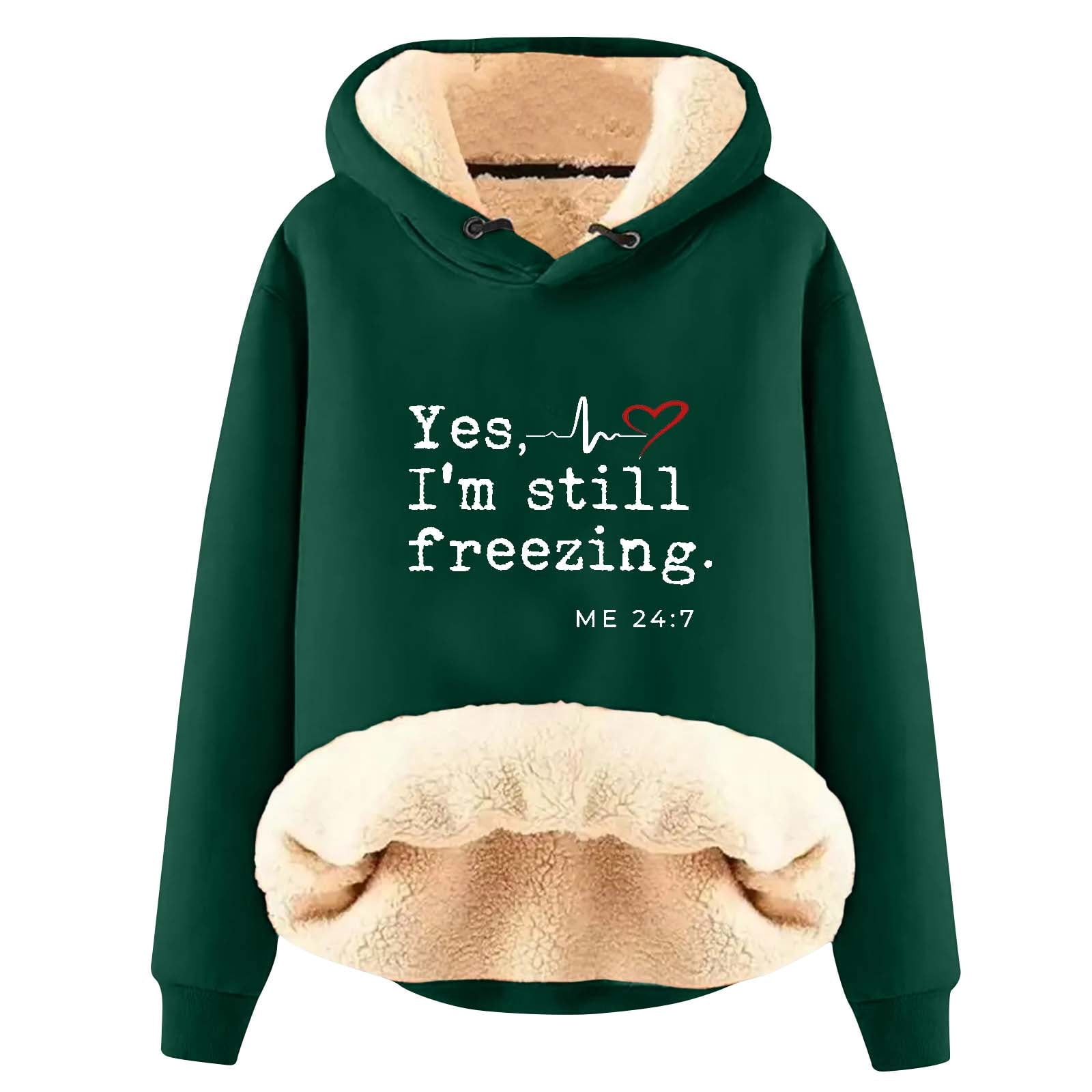 Veste à Capuche En Peluche Pour Femme – Longue, Fermeture Éclair, Poches – Chaud Hiver Tendance