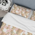 thumbnail image 4 of Designart 'Gold And Rose Cubes I' Mid-Century Modern Duvet Cover Set, 4 of 4