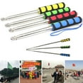 thumbnail image 2 of 54 6/78 inch Flag Pole with Lanyard Teaching Pointer Stick Stainless Steel Telescopic Flagpole Tour Guide Flagpole for Tour Guides and Teaching Demonstrations, 2 of 8