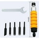 thumbnail image 4 of Accesorio de portabrocas de herramienta do de y conveniente para eléctrico eje flexible - Paquete de 7 piezas con 5 cuchi BLESIY Máquina de talla de madera eléctrica, 4 of 8