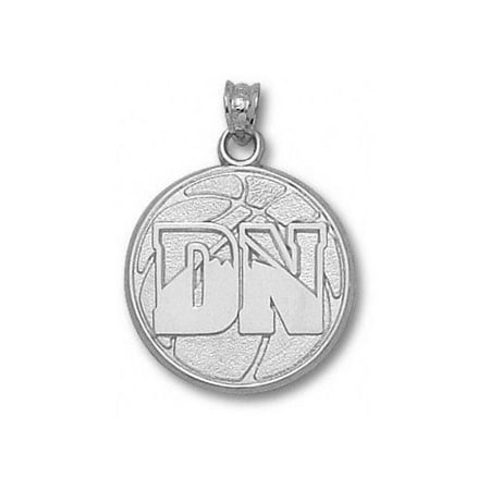 NBA - Denver Nuggets 3/4'' Sterling Silver Basketball Pendant