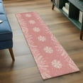 thumbnail image 5 of Christmas Snowflakes Kitchen Runner Rug 2x6 Washable Runners for Hallway Non Slip Winter Xmas Pine Leaf Pink Red Large Area Rug Indoor Floor Carpet for Bathroom Laundry Entryway Bedroom Living Room, 5 of 8