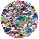 thumbnail image 1 of Paquete de 50 pegatinas de vinilo impermeable de anime para zapatillas, 1 of 3