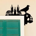thumbnail image 1 of Adorno de metal para puerta de Halloween, decoración del hogar de Halloween, letrero de calabaza, decoración de esquina de puerta de ventana de mesa de Halloween para decoración del hogar de fiesta de, 1 of 8