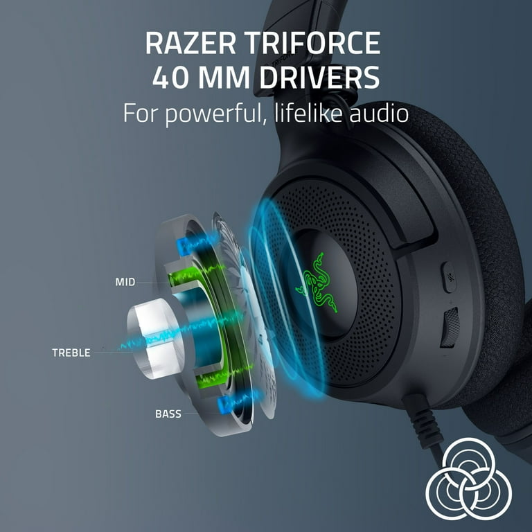 Razer Kraken V4 X Wired Gaming Headset with Chroma RGB for Razer Kraken V4 X Wired Gaming Headset with Chroma RGB for