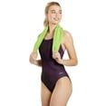 thumbnail image 4 of Sporti HydroLast Sonar Waves Thin Strap One Piece Swimsuit, High Cut, Unpadded (Women’s), 4 of 11