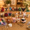 thumbnail image 6 of UQVIY 3D Beaded Animal DIY Kit, 4PCS Cute Bead Craft Animal & Bird Set, Handmade Bead Art Mosaic Kit, Stress Relief Creative DIY Decoration Gifts for Adults Beginners, 6 of 7