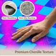 thumbnail image 6 of ODIKA 6'x9' Washable Area Rug Non-Slip, Easy Care, Ombre Short Checked Symmetrical Interlocking Cell Formation Checkered for Family Room, Living Room, Master Bedroom, 6 of 7