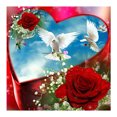 thumbnail image 1 of Wdftyju 5D bricolaje ronda completa taladro diamante pintura amor rosa para decoración del hogar (NH688) Wdftyju 6nv0wt6jv7bl0gp5D03, 1 of 9
