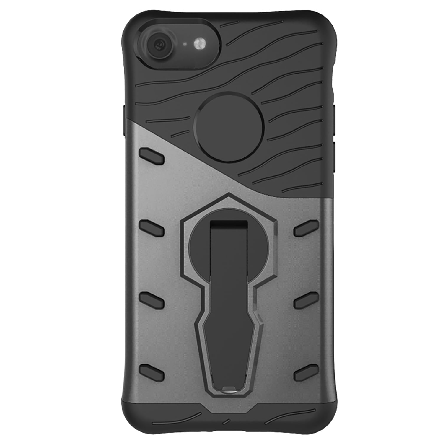 Hybrid Skin Protecion Case with Kickstand for Apple iPhone 7 Exact Fit