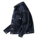thumbnail image 5 of Abrigo vaquero para hombre, mangas anchas, chaqueta vaquera de otoño, para hombre, azul, holgado, a la moda, talla grande, vintage, entrega rápida, bajo coste a bordo GL, 5 of 5