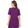thumbnail image 2 of Woman Within Plus Size Perfect Short-Sleeve V-Neck Tunic, 2 of 6