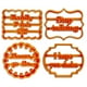 thumbnail image 1 of Molde de galletas bricolaje marco de bricolaje sello en relieve molde de goma galleta chocolate moldes cumpleaños fiesta de cumpleaños hornear decoración gruesa 1 cm 4 piezas kenally HA047916-01, 1 of 7