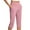 Pink, variant on lmcalzta Capri Pants for Women Stretch High Waist Dress Work Pants Yoga Slack Workout Gym Trousers with Pockets