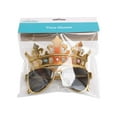 Way to Celebrate TiaraGlasses, Gold Crown Party Glasses, Costume Accessories