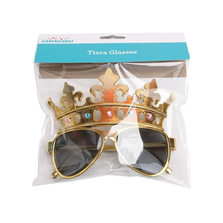 Gold Crown Party Sunglasses, by Way To Celebrate