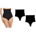 thumbnail image 2 of Pack 2 Faja Alta Calzón Tanga Sin Costuras Invisibles Tatys Fashion Tatys Fashion 90013, 2 of 2