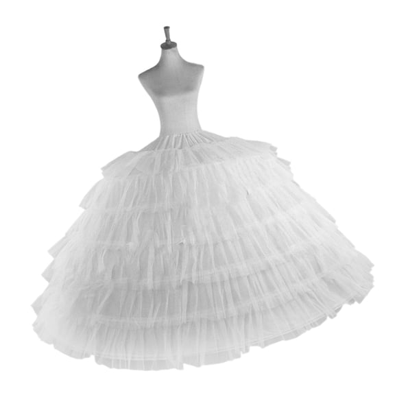 Multiuse Elastic Waist Crinoline Underskirt for Wedding Dresses, Breathable Tulle Bridal Accessory