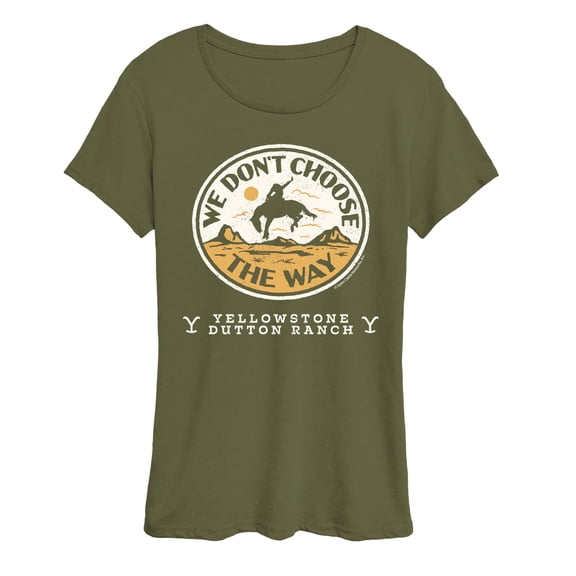 Yellowstone - We Don't Choose The Way - Women's Short Sleeve Graphic T-Shirt