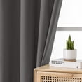thumbnail image 2 of Cortinas Blackout Joydeco Gris Oscuro de 304 cm de Largo para Ventanas, 2 of 6