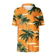 thumbnail image 4 of Hvot&aat Women's Hawaiian Short Sleeve Shirts Floral Tropical Print Button Down Tops Oversize Cool Blouses, 4 of 4