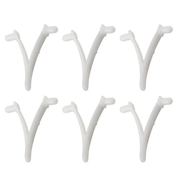 Pool Attachment Clips,6PCS Pool Supply Butterfly V Clip for Swimming Pool Spa Brush, Leaf Skimmer, Vacuum Head, Mini Jet Vacuum, Telescopic Pool Pole