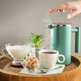 thumbnail image 7 of Mixpresso Stainless Steel French Press Coffee Maker 26 Oz 770 Ml Double Wall Metal Insulation Coffee Press & Tea Brewer Easy Clean & Easy Press, Strong Quality Coffee Press, Green Small French Press, 7 of 7