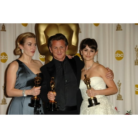 Kate Winslet Winner Best Actress For The Reader Sean Penn Winner Best Actor For Milk Penelope Cruz Winner Best Supporting Actress For Vicky Cristina Barcelona In The Press Room For 81St Annual (All The Best Actors)
