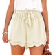 thumbnail image 4 of Pantalones cortos de chándal de moda para mujer, pantalones cortos de cintura alta sólidos sueltos informales de verano Fridja  fhjkhfk459510, 4 of 9