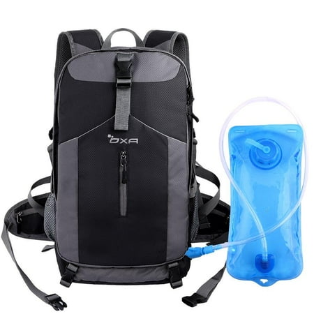 OXA 40L Hydration Backpack; Day Pack Perfect Camping, Hiking, Running, Cycling, Biking, Climbing, Hunting, Traveland Outdoor Activities,2 L Water Bladder Included; Sewn-in Rain Cover