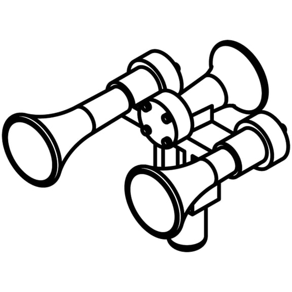 Athearn HO Nathan Air Chime K3LA3-Chime Square Bracket3 ATH01120 HO Parts