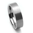 thumbnail image 2 of 6MM Comfort Fit Titanium Wedding Band Classic Flat Ring (Size 5 to 12), 2 of 3