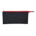 thumbnail image 1 of Pen+Gear 3 Pocket Pencil Pouch in Black Polyester with Red Zip, 1 of 5