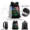 thumbnail image 4 of Jeiento Tractor Backpack for Boys American Flag Bookbag with Lunchbox School Bag Set 6th Grade Elementary Kids Book Bags 3 Pcs Travel Rucksack, 4 of 7