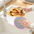 thumbnail image 3 of yilyih 6-Piece Reusable,Non-Scratching Dish Scrubber for Kitchen and Household Cleaning,Planet-Friendly,Dishwasher Safe Double-Sided Soft Scrub,Assorted Colors and Designs, 3 of 9