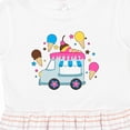 thumbnail image 4 of Inktastic Ice Cream Truck with Ice Cream Cones Girls Toddler Dress, 4 of 5