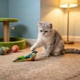thumbnail image 5 of Interactive Cat Toys Bird - Realistic Cat Interactive Toys for Indoor Cats with Catnip and Feather, Bored Kitten Kicker Green, 5 of 6