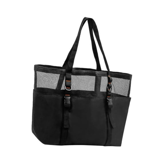 Segolike Beach Mesh Bag 40L Single-shoulder Bag for Picnic Boating Sea Side Water Bottles