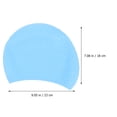 thumbnail image 4 of Miangastore Hair Cap For Swimming Blue Silicone 1Pack 9X7X0.2In, 4 of 8
