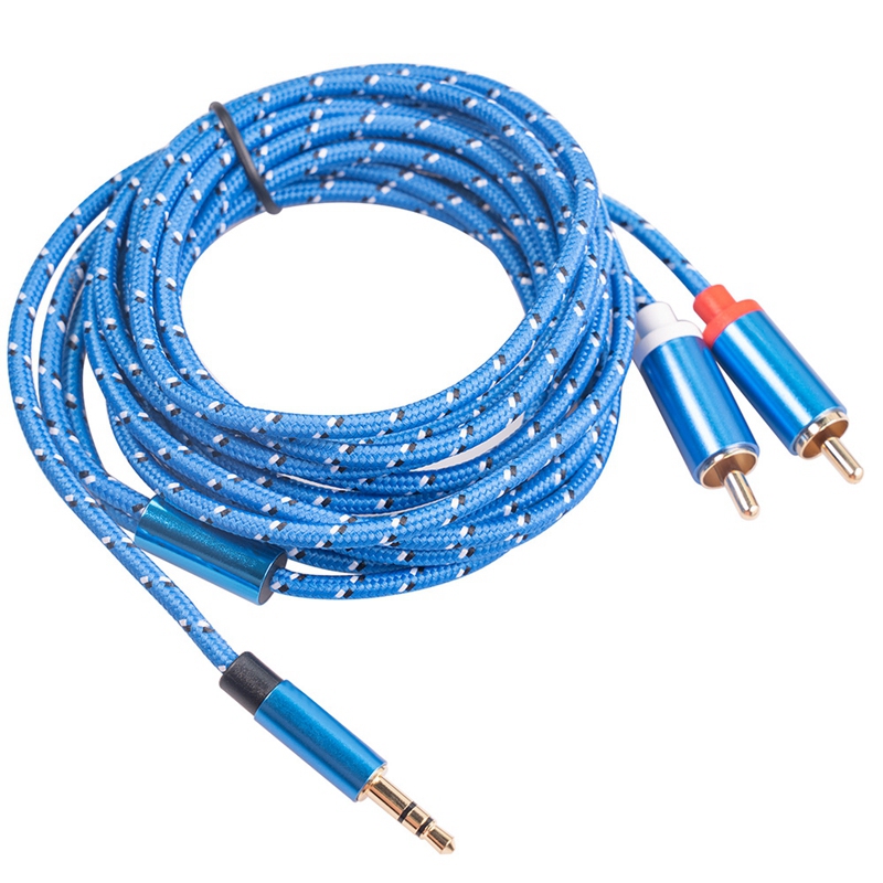 RCA Cable 3.5mm Male to 2 RCA Male Earphone Aux Audio Splitter Cable