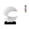 thumbnail image 1 of Escultura de olas,Escultura de ola Regalo moderno Oficina,Adorno de estatua abstracta artesanal para centro de mesa,Muñeca geisha japonesa,Adorno tradicional de muñeca geisha con kimono, 1 of 8