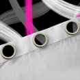 thumbnail image 4 of Manfei Abstract Brushstroke Kitchen Curtains, Pink White Gray Black Out Curtains Pack of 2 (42x63 Each), 4 of 6